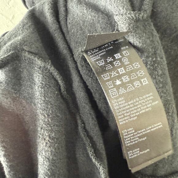 All Saints Women's Sweatshirt Dahlia Sweat Zip Jacket Cardigan Designer O21 - Picture 7 of 7